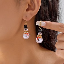 Boucles d'oreilles bonhomme de
