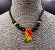 Collier surf mixte rasta carte