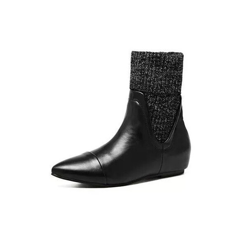 Bottes bikers noir cuir - bikers,
