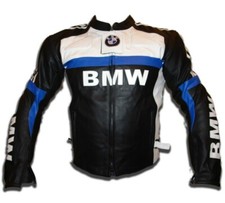 BMW Veste en Cuir de Moto Courses Hommes MOTOGP Vestes de Motard en Cuir 46-60