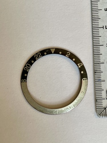 Faded rolex bezel insert - faded,