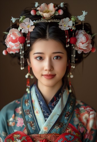 8x10 elegant female portrait - female,