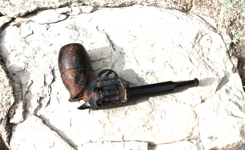 Ancienne pipe pistolet - ancienne, un