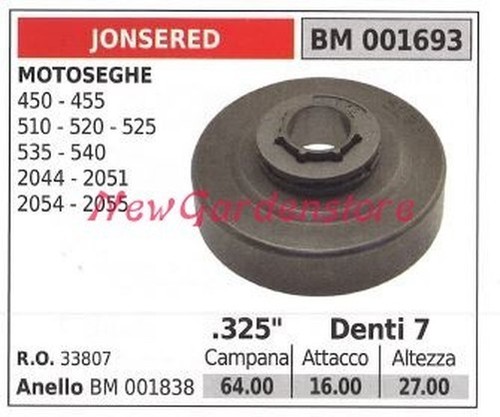 Pignon jonsered moteur - pignon,