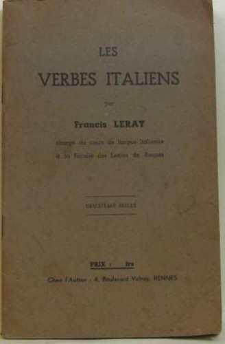 Les verbes italiens leray - italiens, |