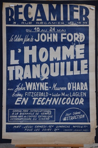 Homme tranquille john ford - l'homme,