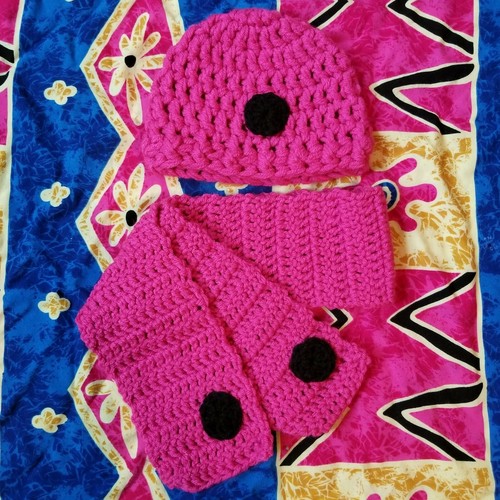 Handmade pink black - pink, &