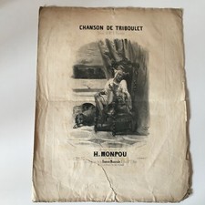 partition CHANSON DE TRIBOULET