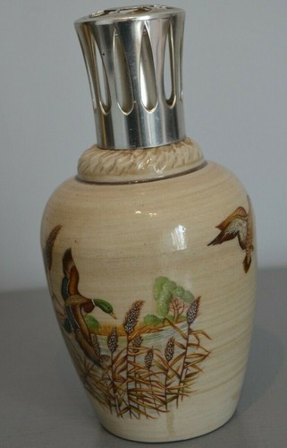 Lampe berger grès - lampe, signée