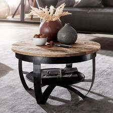 FineBuy Table Basse Bois