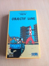 CASSETTE VIDÉO VHS LES AVENTURES DE TINTIN OBJECTIF LUNE RARE