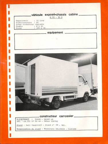 Renault fourgon - 70, /