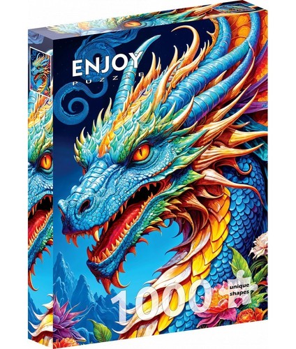 Puzzle enjoy blue - enjoy, :