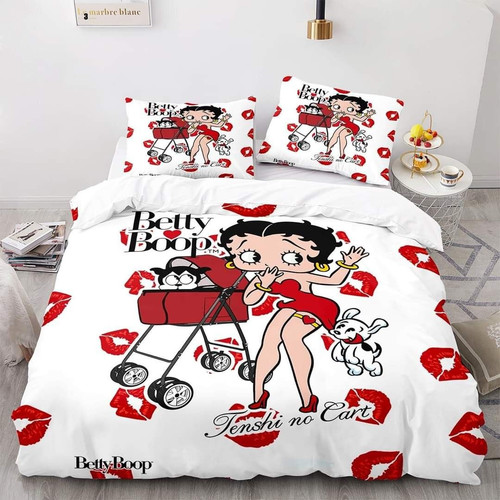 Betty boop themed bedding set - boop,