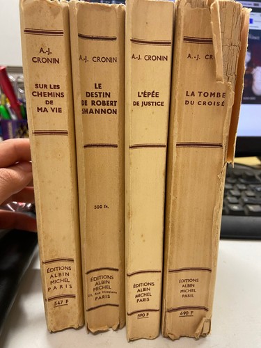 Lot livres a j cronin - livres,