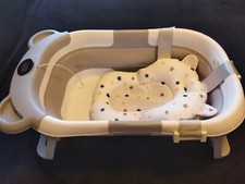 lot  bebe: Baignoire pliable /transat évolutif/matelas à langer voyage/vêtements