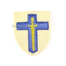 Insigne brodé Anglais - 2eme armée - BRITISH ARMY WW2 ( original )