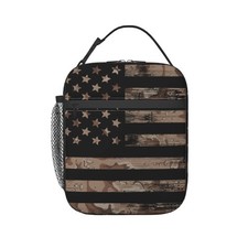 American Flag With Desert