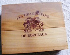 COFFRET BOIS "Les Grands Vins de bordeaux"