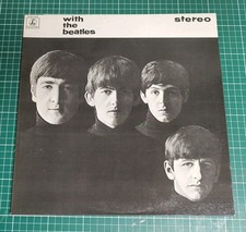 THE BEATLES With The Beatles Vinyl Record LP Parlophone 1978 Fr EX/EX