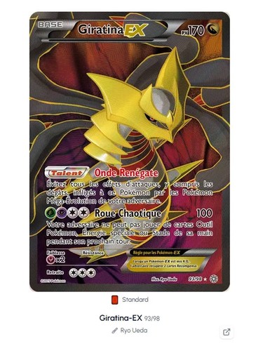 Carte pokémon giratina ex - -,