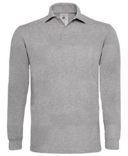 Polo À Manches Longues Poloshirt Piqué En Coton 2XL