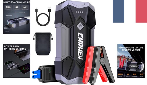 Booster batterie voiture 4500a - booster,