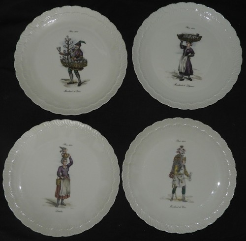 Lot assiettes porcelaine - assiettes,