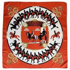 Foulard Hermès 90 cm – Manège – Philippe Ledoux (1974)