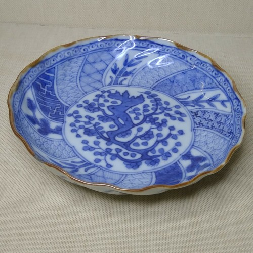 Vintage asian porcelain - vintage, blue