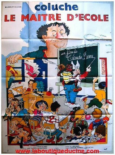 Maitre ecole affiche - maitre,