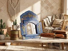 Ancien Miroir à Volets en