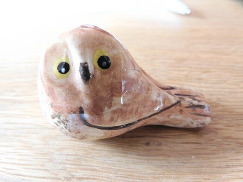 Chouette sifflet ceramique - chouette,, en