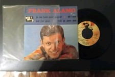disque vinyle 45 tours  EP Frank Alamo Je me bats pour gagner 