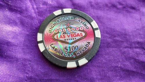 Magnet jeton 100 high roller - magnet,