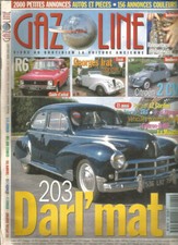 GAZOLINE N°62 203 DARL'MAT / R6 / GEORGES IRAT CAB. / CITROEN 2CV / R12 GORDINI