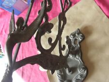 antique sonnette en metal ange (sans cloche)