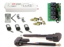 Kit 2-Flügel Ouvre-Portail, Automatique Contrôleur, Transformateur,