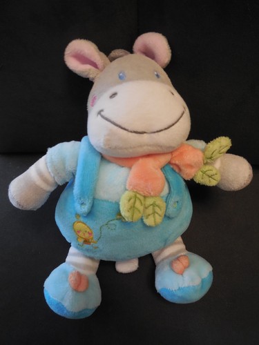 Doudou peluche musical âne