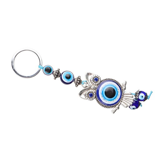 Keychain oiseau malin bleu - keychain,