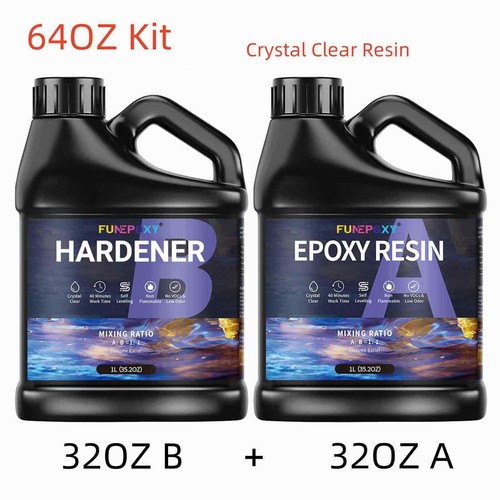 Crystal clear epoxy - clear, resin