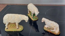 3 grands santons moutons Pieraccini