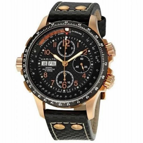Chronographe hamilton khaki - chronographe,