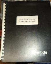 EVENTIDE  H3000S INSTRUCTION MANUAL 