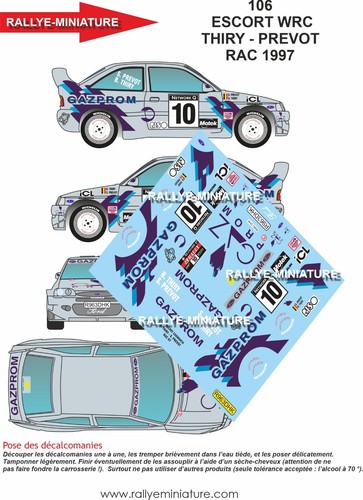 Decals ref 0106 escort - decals,