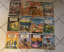 LOT DE 12 BD LES TUNIQUES BLEUES - DUPUIS - ANNEES 70