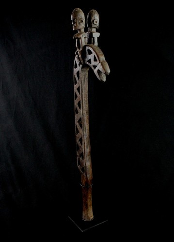 Art africain canne crosse - canne,
