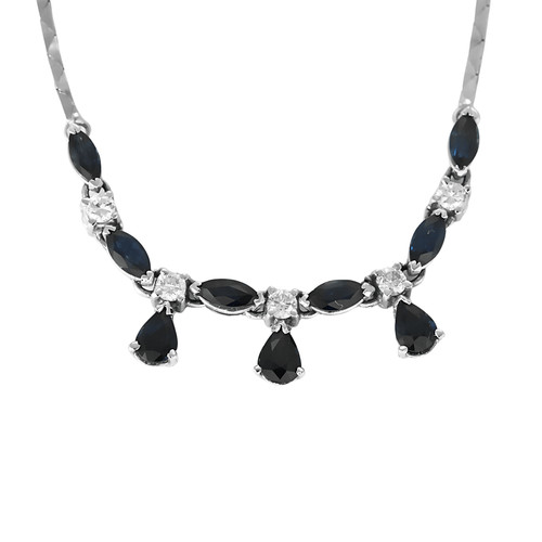 élégant collier blanc - Élégant,