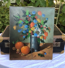 ANCIEN TABLEAU HUILE SUR TOILE