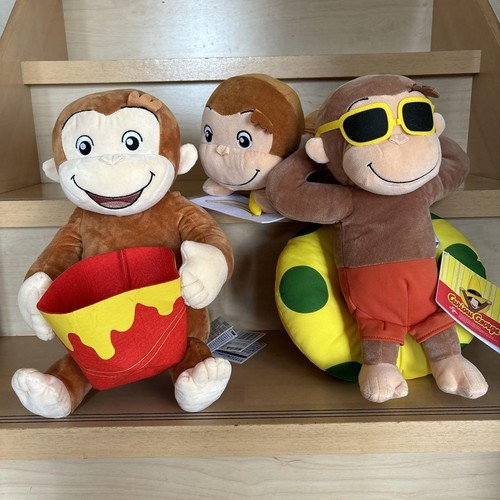 Ensemble peluches curieux - ensemble,